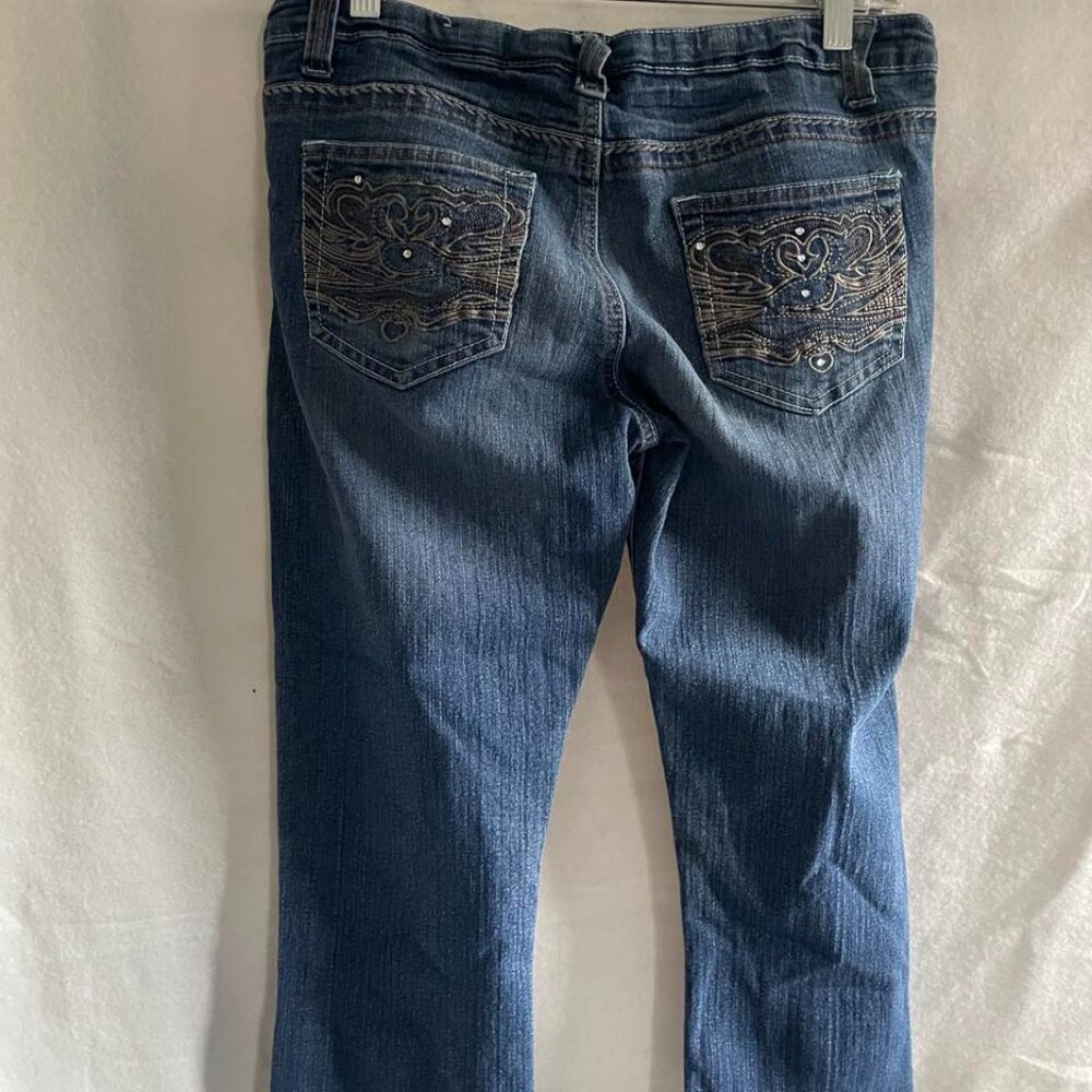 EUC VIP Blue Denim Capris size 11-12